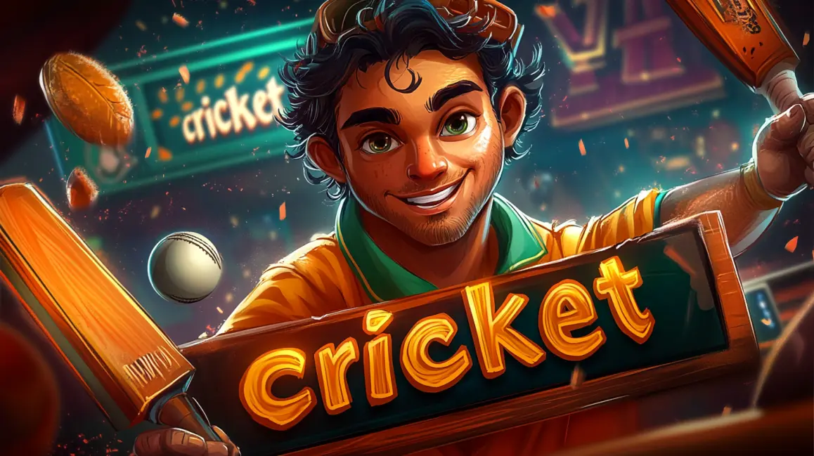 A cricket player in a yellow jersey is featured next to the 'cricket X' logo, highlighting the modern, fast, and exciting way to bet on cricket with the KKDB app.